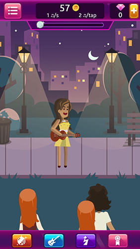 Gameplay of the Epic band clicker for Android phone or tablet.
