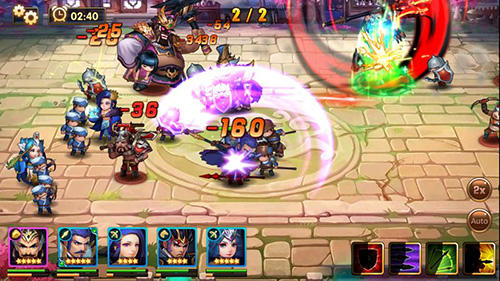 Gameplay of the Epic of 3 kingdoms for Android phone or tablet.