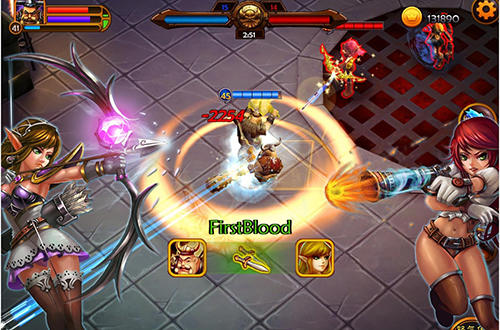Gameplay of the Epic raiders for Android phone or tablet.