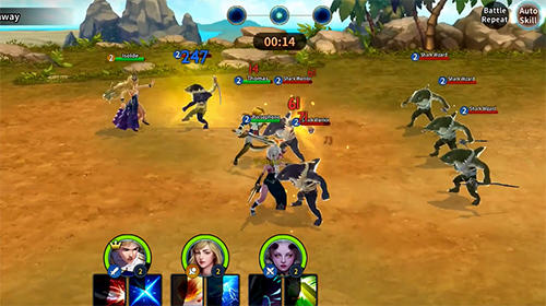 Gameplay of the Epic souls for Android phone or tablet.