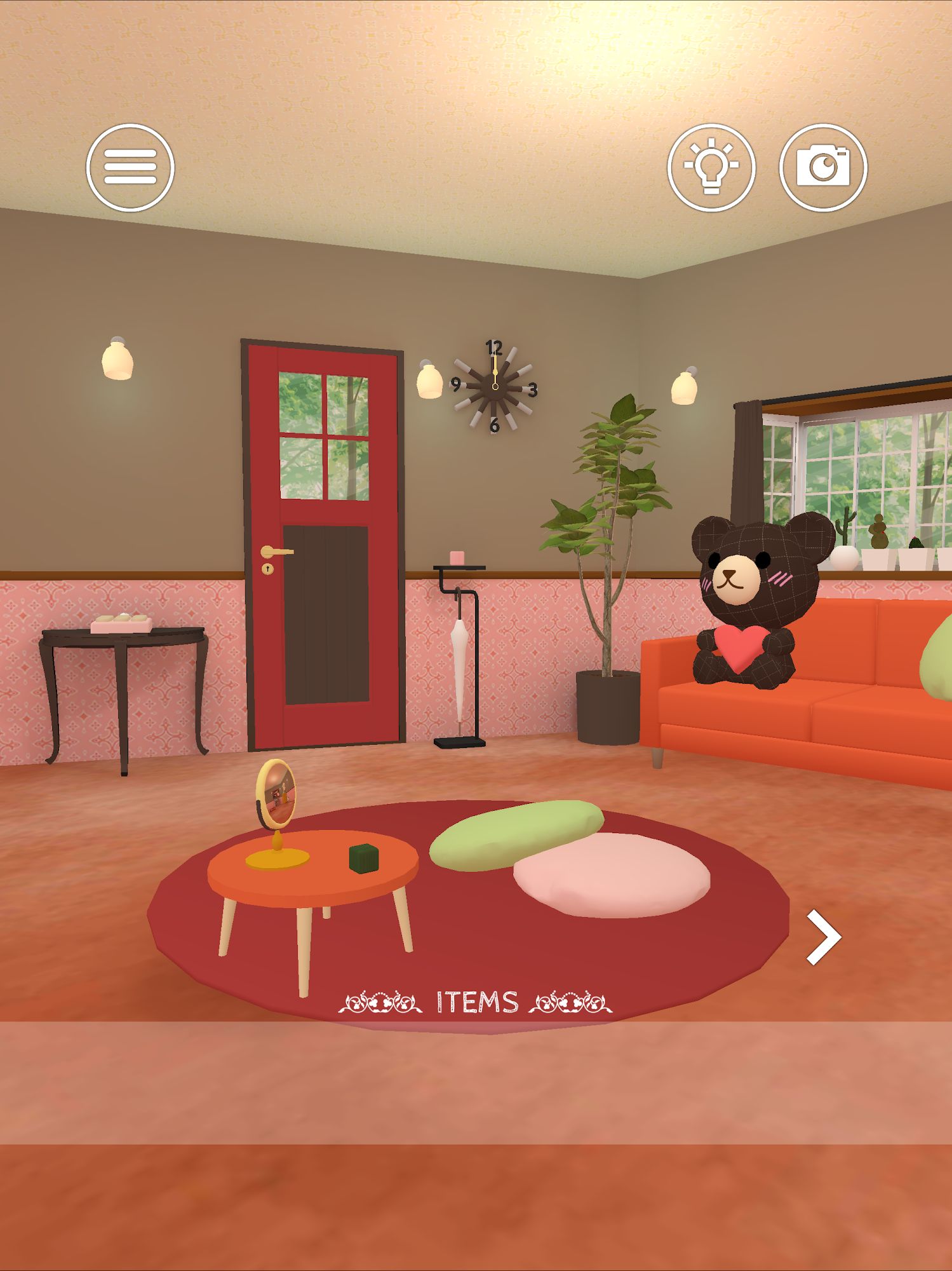 Gameplay of the Escape Game : Tiny Room Collection for Android phone or tablet.