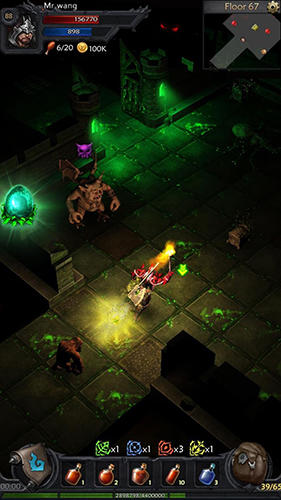 Gameplay of the Ever dungeons: Hunter king for Android phone or tablet.