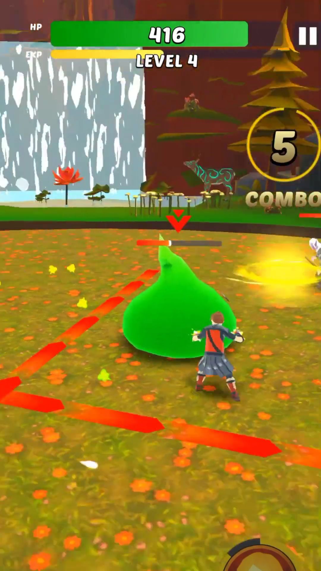 Gameplay of the Every Hero - Smash Action for Android phone or tablet.