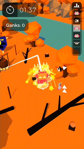 Gameplay of the Evilgank.io for Android phone or tablet.