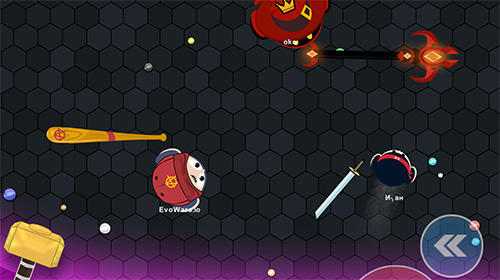 Gameplay of the Evowars.io for Android phone or tablet.