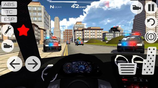 Full version of Android apk app Extreme car driving racing 3D for tablet and phone.
