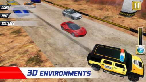 Full version of Android apk app Extreme police car racer for tablet and phone.