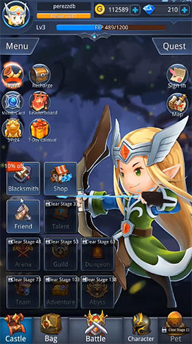 Gameplay of the Ezpz RPG 3D for Android phone or tablet.