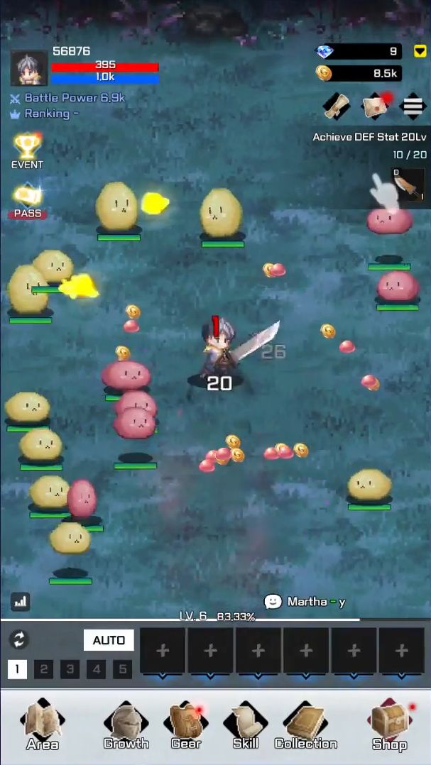 Gameplay of the F Class Adventurer for Android phone or tablet.