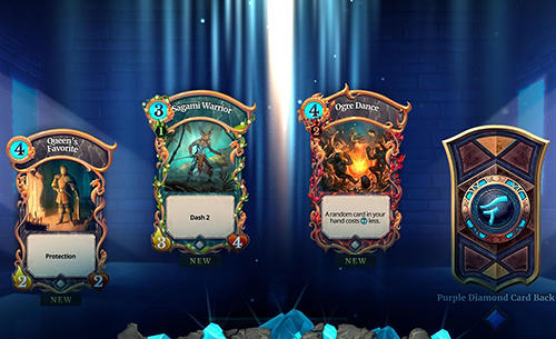 Gameplay of the Faeria for Android phone or tablet.
