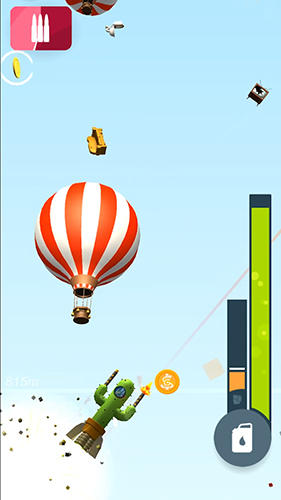 Gameplay of the Faily rocketman for Android phone or tablet.