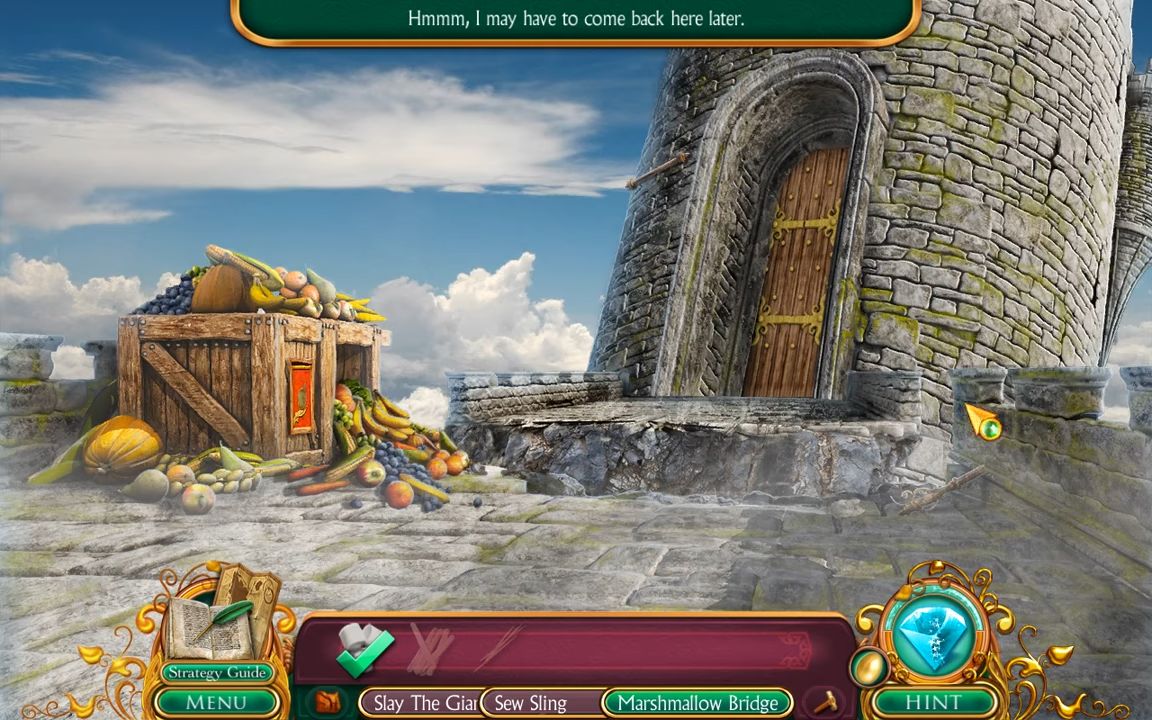 Gameplay of the Fairy Tale Mysteries 2: The Beanstalk (Full) for Android phone or tablet.