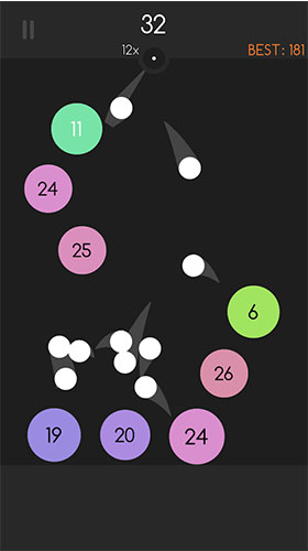 Gameplay of the Falling ballz for Android phone or tablet.
