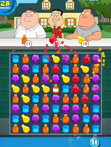 Gameplay of the Family guy another freakin’ mobile game for Android phone or tablet.
