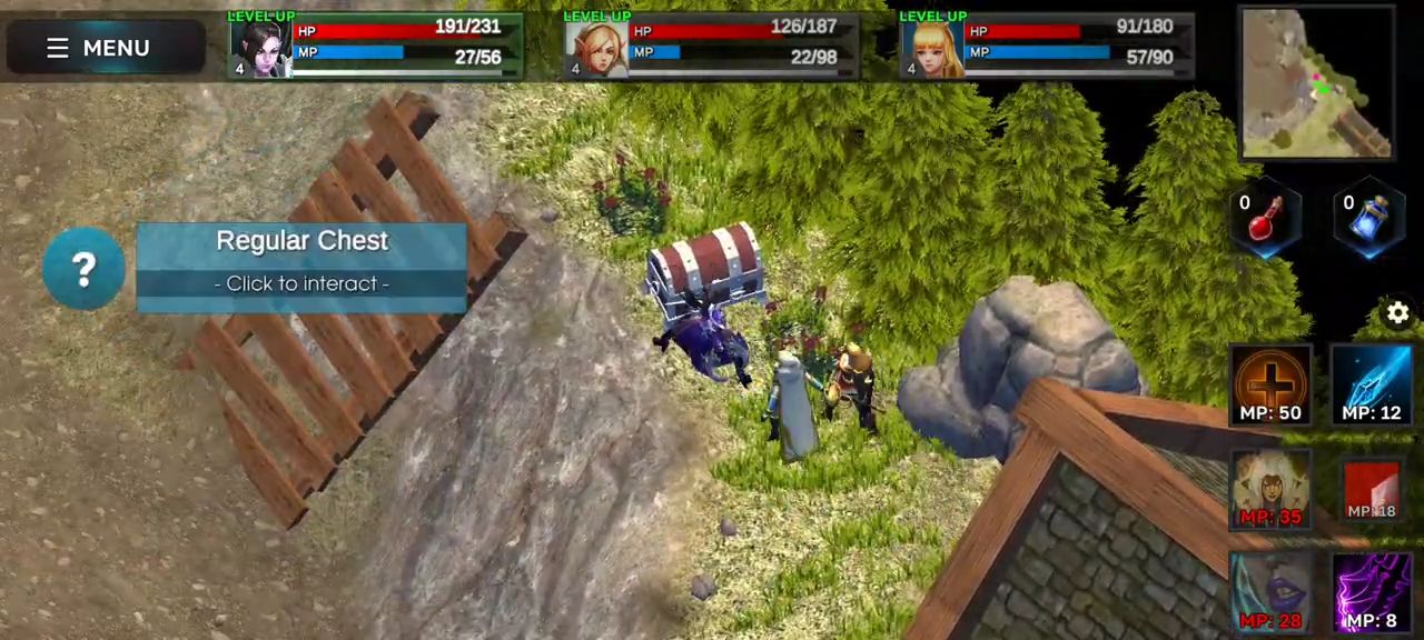 Gameplay of the Fantasy Heroes: Legendary Raid RPG Action Offline for Android phone or tablet.
