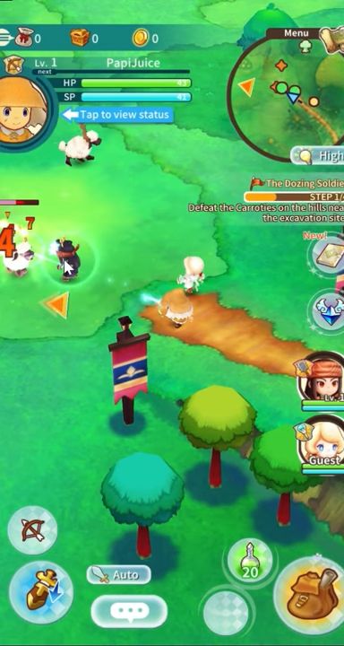 Gameplay of the Fantasy Life Online for Android phone or tablet.