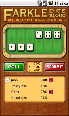 Full version of Android apk app Farkle Dice for tablet and phone.