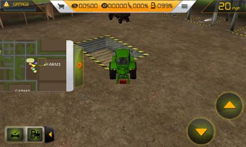 Full version of Android apk app Farm tractor simulator 3D for tablet and phone.
