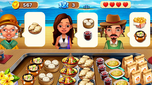 Gameplay of the Fast Restaurant for Android phone or tablet.