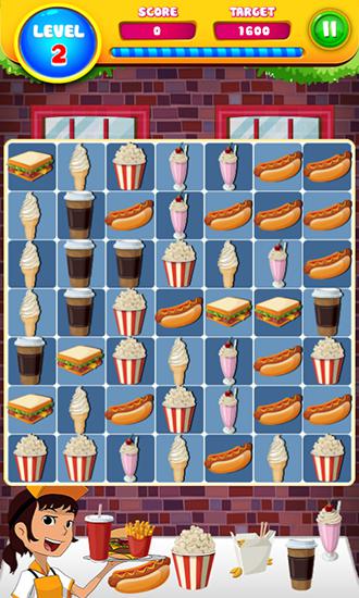 Full version of Android apk app Fast food: Match game for tablet and phone.