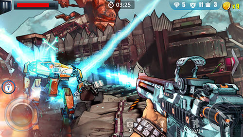 Gameplay of the Fatal bullet: FPS gun shooting game for Android phone or tablet.