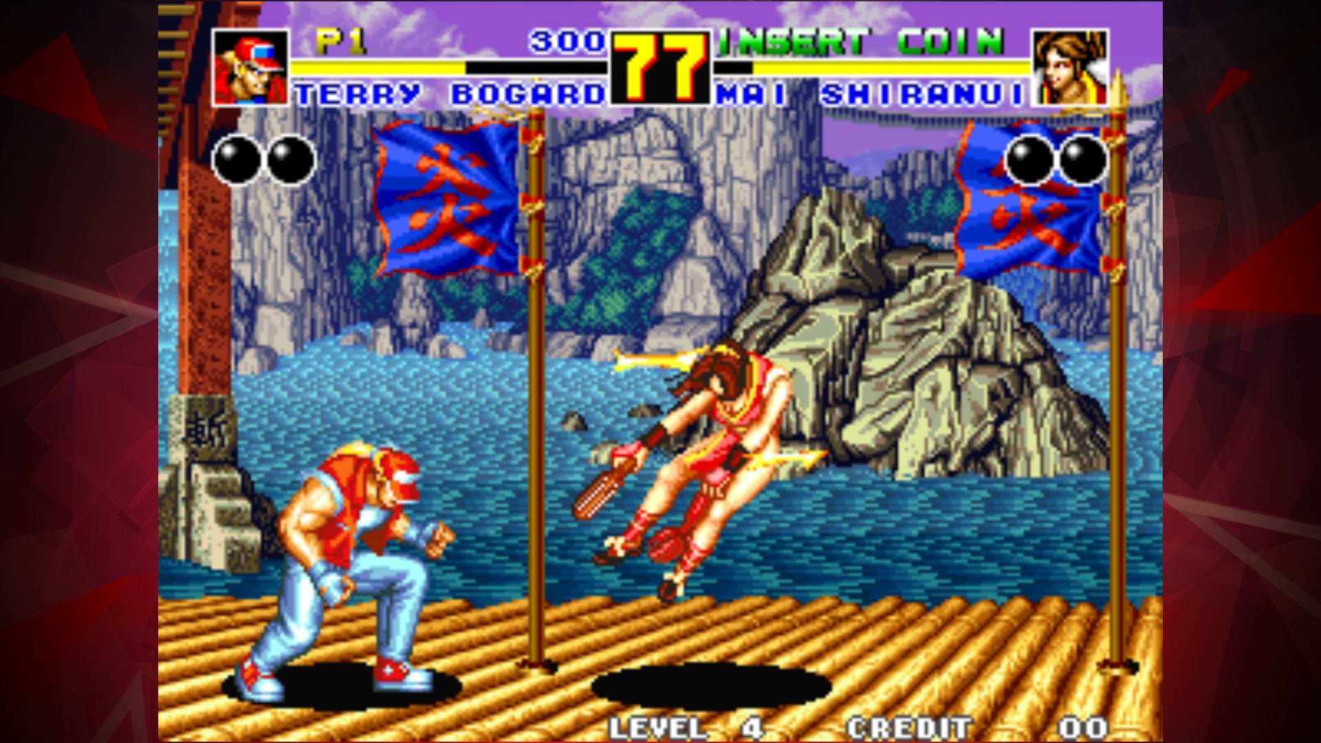 Gameplay of the FATAL FURY 2 ACA NEOGEO for Android phone or tablet.