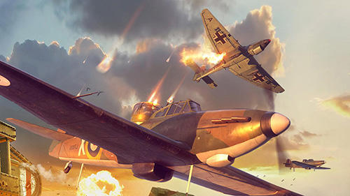 Gameplay of the Fighter wings: Sky raider for Android phone or tablet.