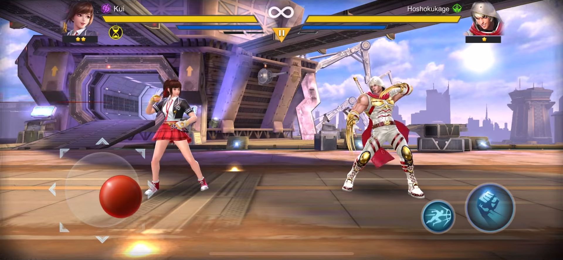 Gameplay of the Final Fighter: Fighting Game for Android phone or tablet.