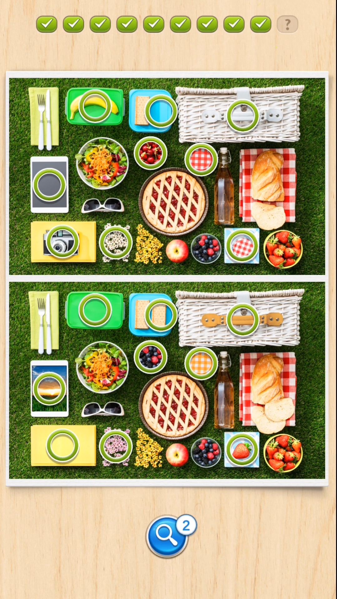 Gameplay of the Find the Difference - Spot it for Android phone or tablet.