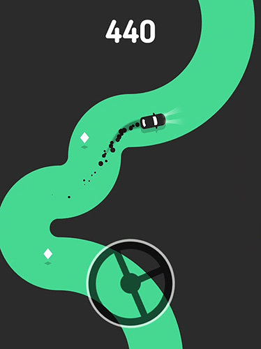 Gameplay of the Finger driver for Android phone or tablet.