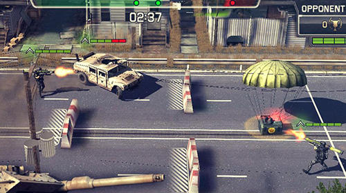 Gameplay of the Fire line: Front line battles for Android phone or tablet.