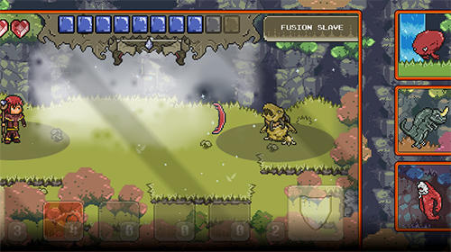 Gameplay of the First fang RPG for Android phone or tablet.