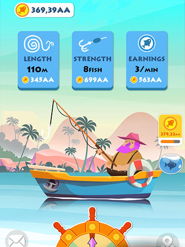 Gameplay of the Fish for money for Android phone or tablet.