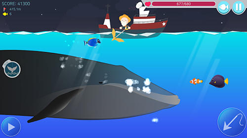 Gameplay of the Fishing adventure for Android phone or tablet.