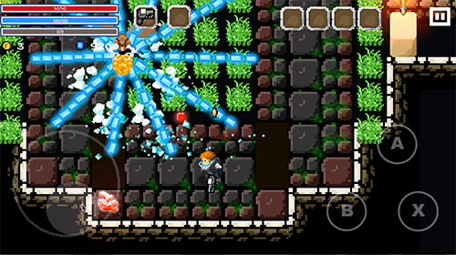 Gameplay of the Flame knight: Roguelike game for Android phone or tablet.
