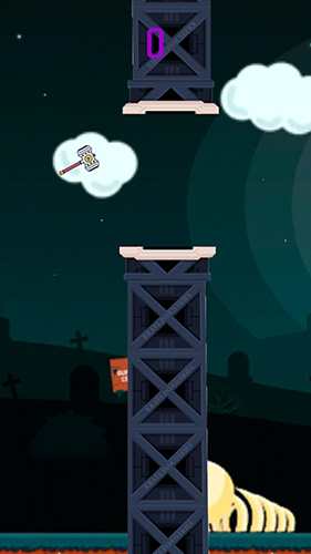Gameplay of the Flappy superhero for Android phone or tablet.