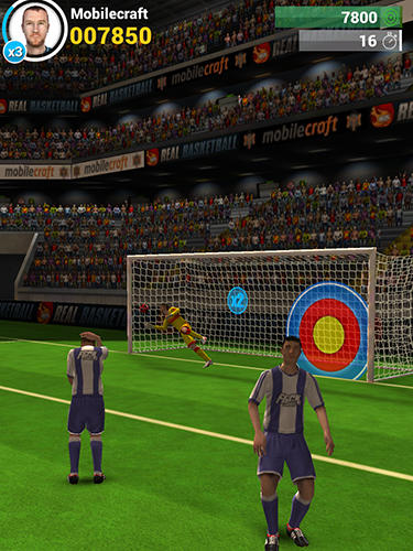 Gameplay of the Flick shoot UK for Android phone or tablet.