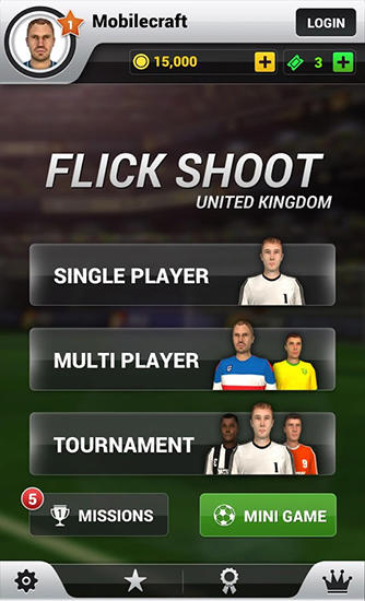 Full version of Android apk app Flick shoot: United kingdom for tablet and phone.