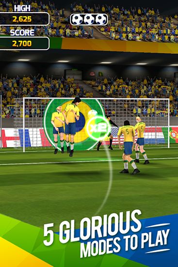 Full version of Android apk app Flick soccer: Brazil for tablet and phone.