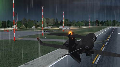 Gameplay of the Flight simulator 2018 flywings for Android phone or tablet.