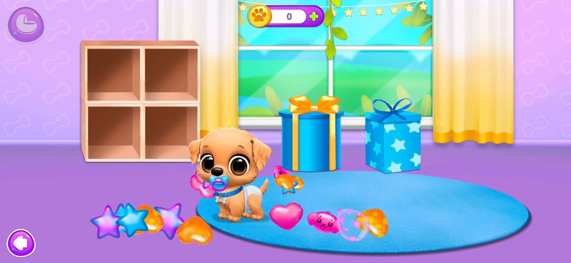 Gameplay of the FLOOF - My Pet House - Dog & Cat Games for Android phone or tablet.