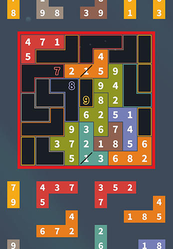Gameplay of the Flow fit: Sudoku for Android phone or tablet.