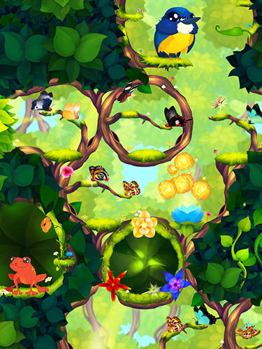 Gameplay of the Flutter: Butterfly sanctuary for Android phone or tablet.