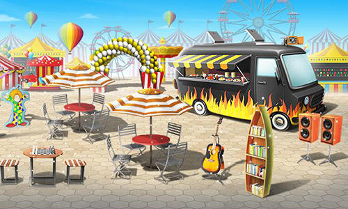 Gameplay of the Food truck chef: Cooking game for Android phone or tablet.