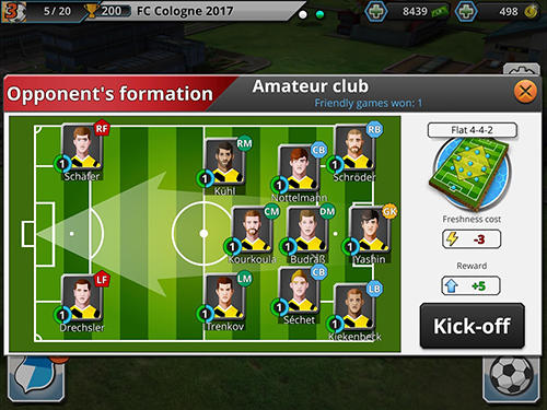 Gameplay of the Football empire for Android phone or tablet.