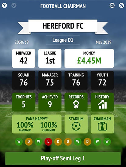 Full version of Android apk app Football chairman pro for tablet and phone.