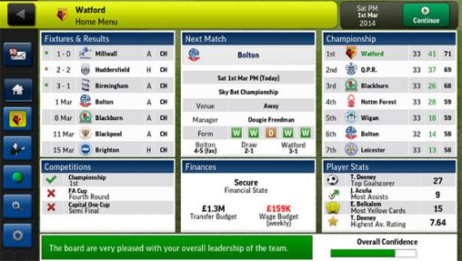 Full version of Android apk app Football Manager Handheld 2014 for tablet and phone.