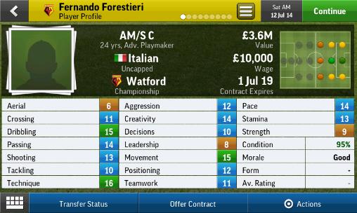 Full version of Android apk app Football manager handheld 2015 for tablet and phone.