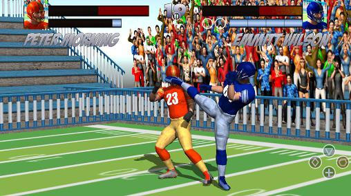 Full version of Android apk app Football rugby players fight for tablet and phone.