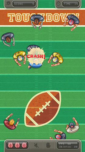 Gameplay of the Footbrain: Football and zombies for Android phone or tablet.